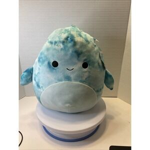 New Squishmallows 11" Danika The Tie Dye Dolphin KellyToy NWT Stuffed‎ Animal